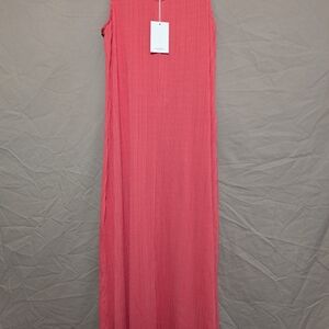 ANDREE BY UNIT Pink Midi Dress